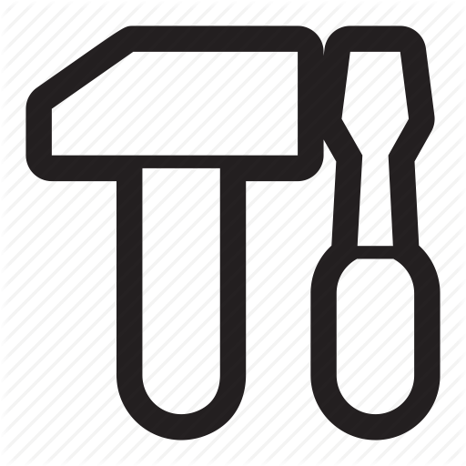 Hammer, Screwdriver, Settings, Toolbox, Tools Icon