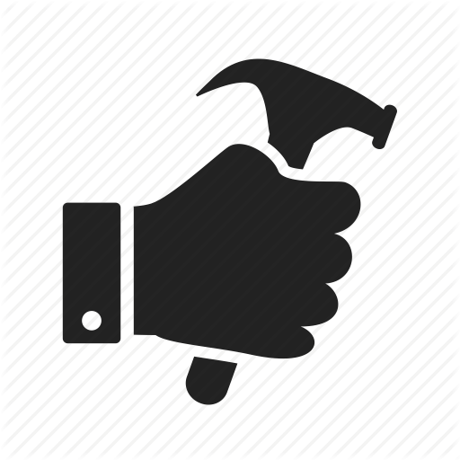 Hammer, Hand, Service, Tool, Tools, Work Icon