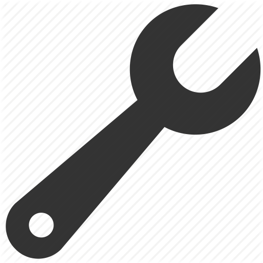 Equipment, Gear, Hardware, Key, Spanner, Tool, Wrench Icon