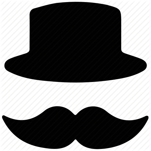 Funny Mask, Hat And Mustache, Hipster, Mask, Tophat Icon