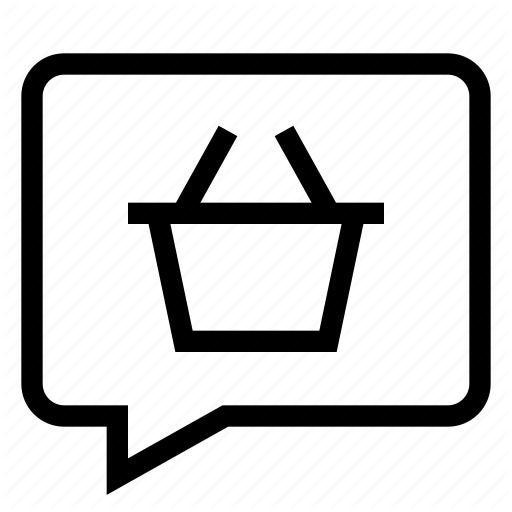 Basket, Bubble, Comment, Purchase, Shopping, Speech, Topic Icon