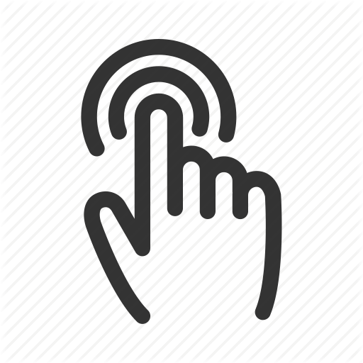 Click, Double Tap, Gesture, Hand, Press, Tap, Touch Icon