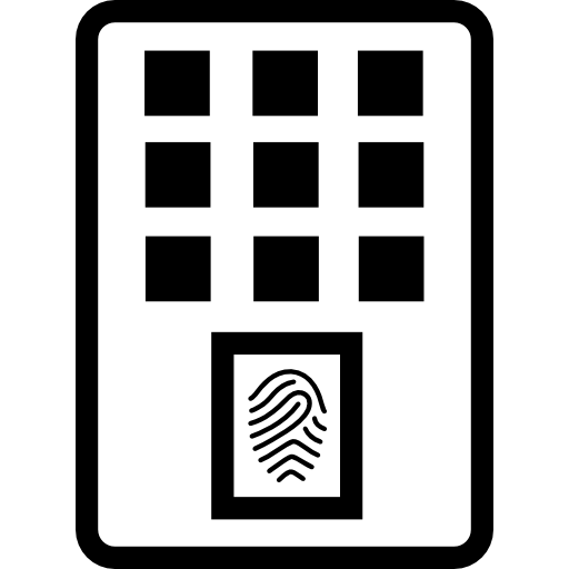 Fingerprint Scanner Device Icons Free Download