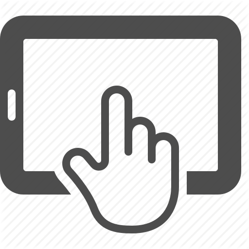 Finger, Hand, Tablet, Touch, Touchscreen Icon