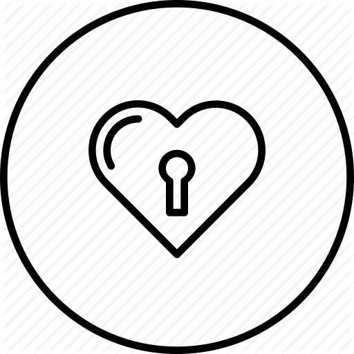 Hard, Heart, Lock, Love, Tough, Valentine Icon