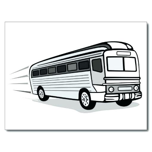 Bus Design Template Vintage Tour Bus Coach Transport Design
