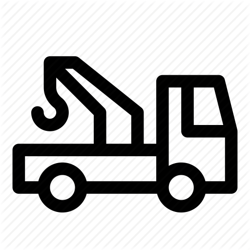 Autocrane, Car, Crane, Tow Truck, Transport, Truck, Vehicle Icon