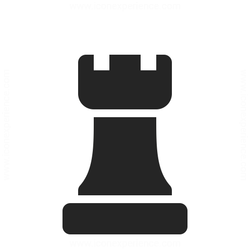 Chess Piece Rook Icon Iconexperience