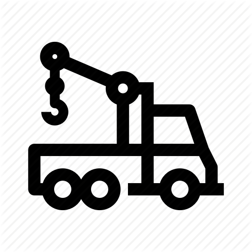 Car, Construction, Machine, Towing, Vehicle Icon