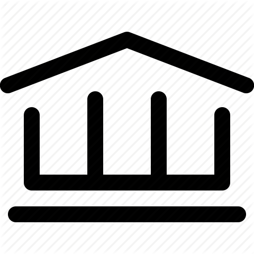 Bank, Building, Library, Monument, Museum, Town Hall, Yumminky Icon