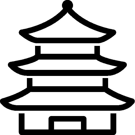 City Pagoda Icon Ios Iconset