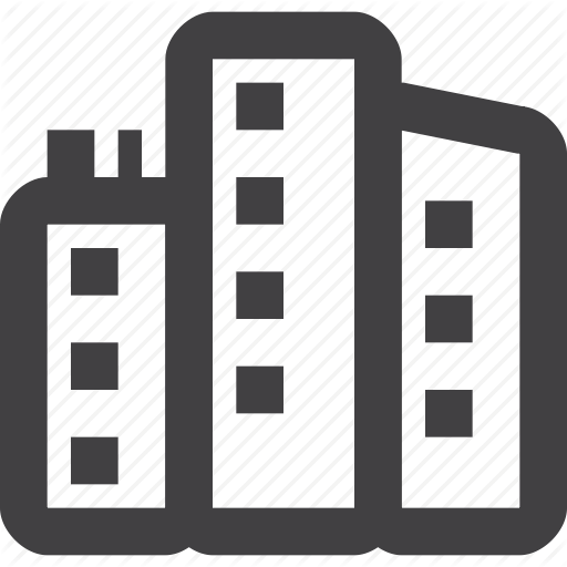 Building, City, Hall, Hotel, Town Icon