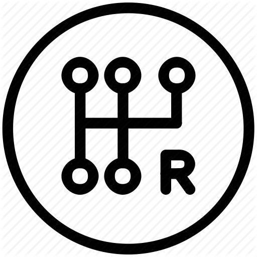 Manual Car Icon Schematic Diagram