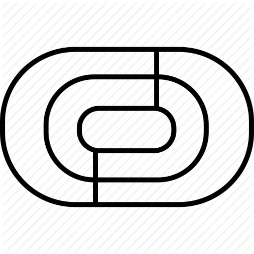 Field, Jogging, Run, Running, Stadium, Track Icon