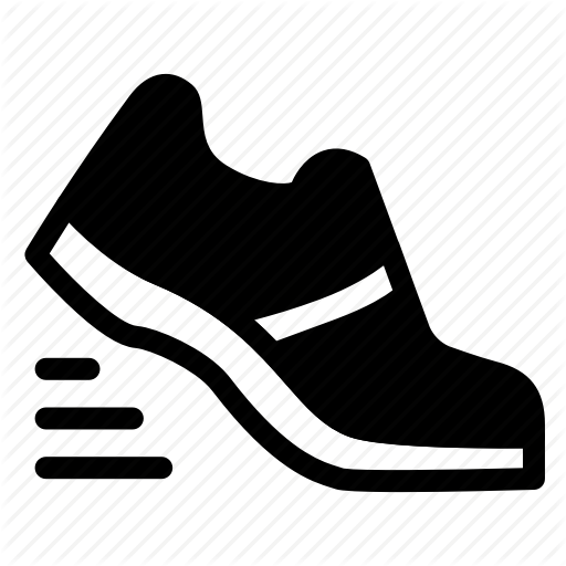 Fitness, Health, Healthcare, Jogging, Running, Shoes, Track Icon