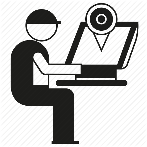 Industry, Labor, Monitor, People, Tracking, Worker Icon