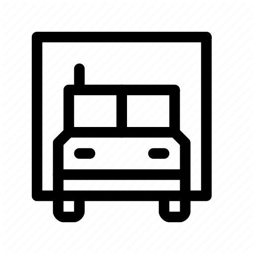 Semi, Ship, Shipping, Tractor, Trailer, Truck, Vehicle Icon
