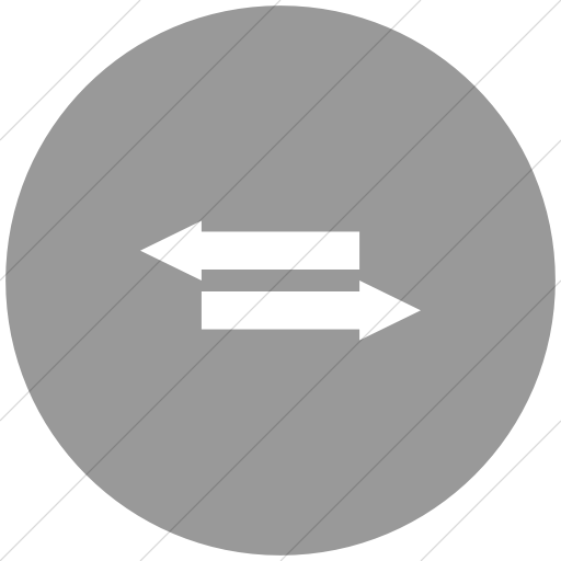 Flat Circle White On Light Gray Iconathon Fair Trade Icon