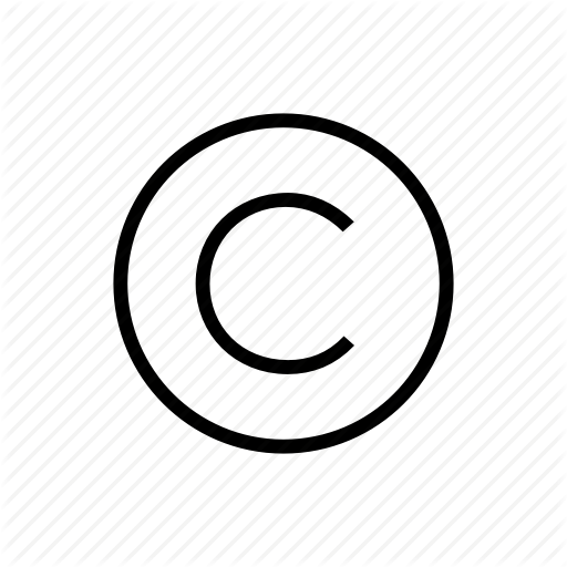 Copyright, Protection, Trademark Icon