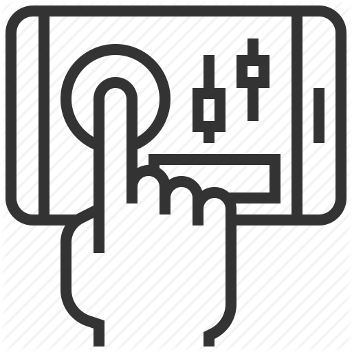 Internet, Investment, Mobile, Network, Phone, Stock, Trading Icon