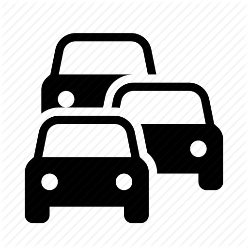 Auto, Congestion, Jam, Queue, Road, Traffic, Transport Icon