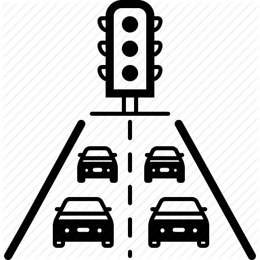 Highway, Jam, Road, Traffic Icon