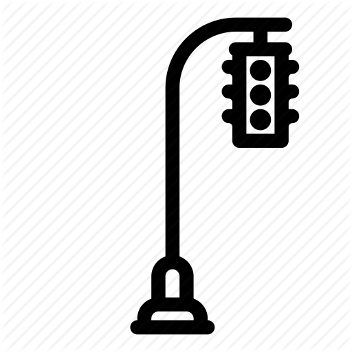 Light, Road, Street, Traffic Icon
