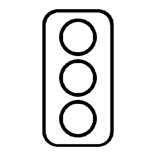 Traffic Light Clip Library Library Black And White Huge Freebie