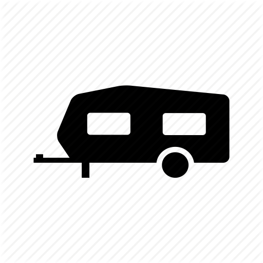 Camping, Caravan, Travel Trailer Icon Icon