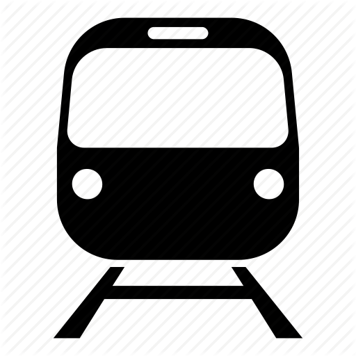 Rail, Railroad, Railway, Tracks, Train, Train Station, Trains Icon