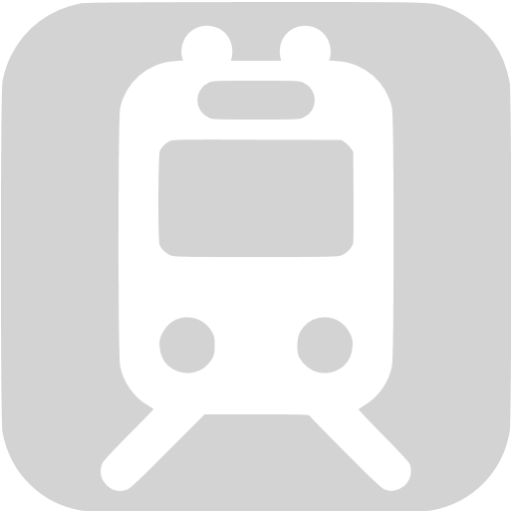 Light Gray Railway Station Icon