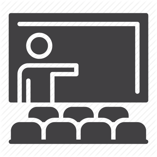 Classroom, Seminar, Teacher, Training Icon