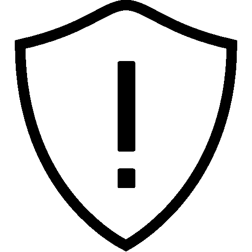 Network Warning Shield Icon Ios Iconset