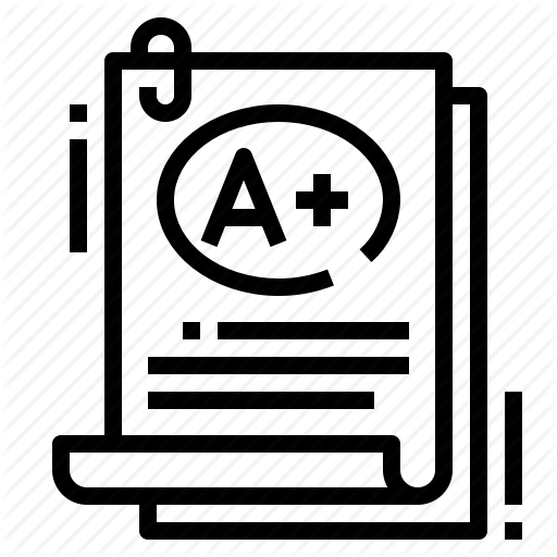 Education, Exam, Grades, Transcript Icon