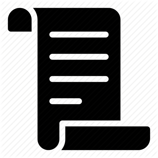 Manuscript, Paper, Parchment, Scroll, Transcript Icon