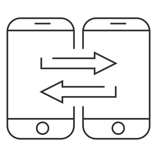 Mobile Data Transfer Icon
