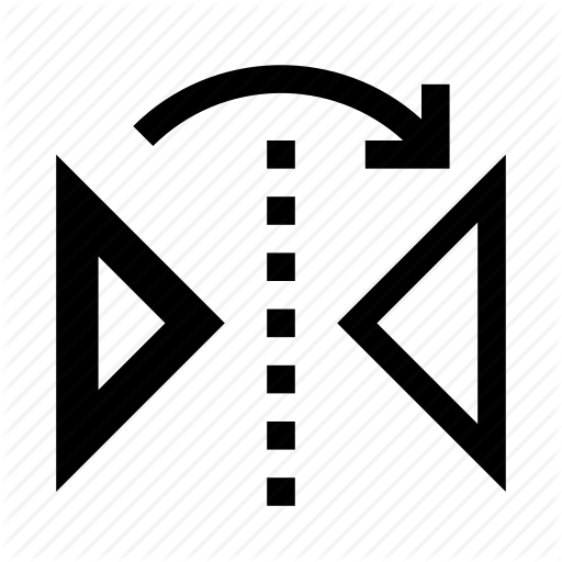 Horizontal, Reflect, Reflection, Tool, Transform Icon