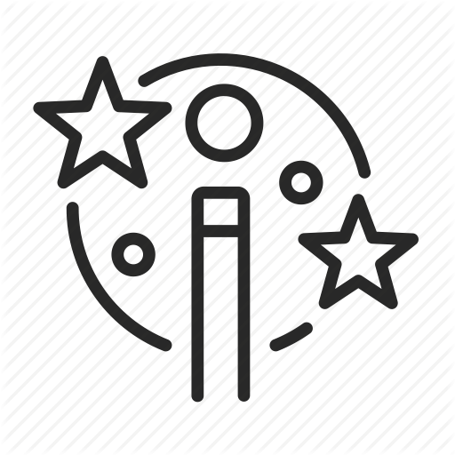 Magic, Magic Wand, Magician, Transformation Icon