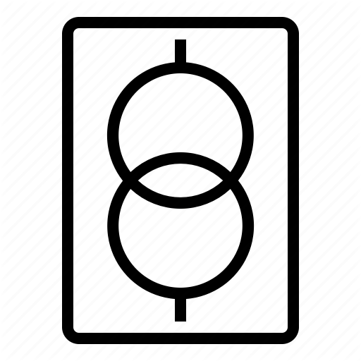 Electric Symbol, Line, Network, Transformer Icon