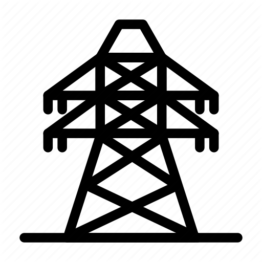 Electrical, Energy, Tower, Transmission Icon