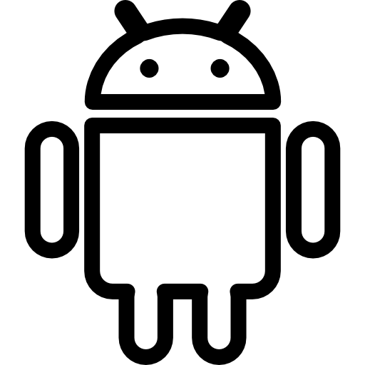 Android Social Outlined Logo Icons Free Download