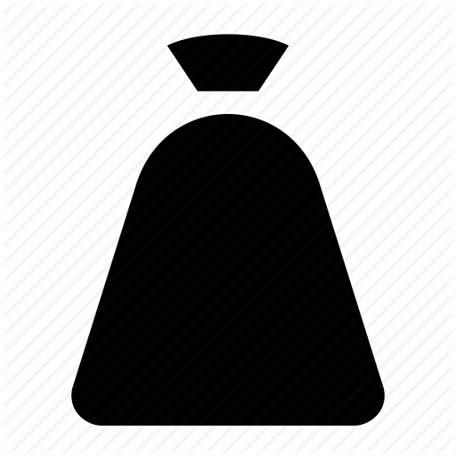 Bag, Rubbish Bag, Trash Bag Icon