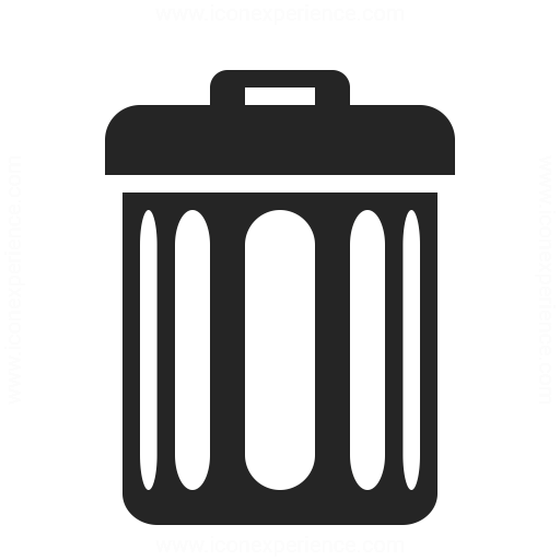 Garbage Can Icon Iconexperience