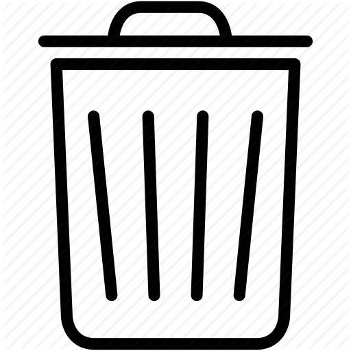Bin, Delete, Dustbin, Garbage, Recycle, Remove, Trashcan Icon