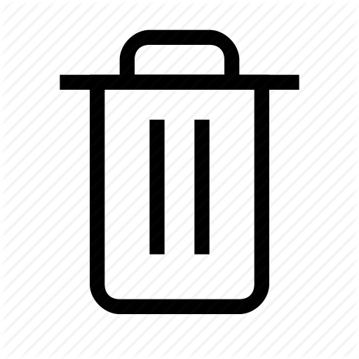 Bin, Delete, Garbage, Recycle, Trash Icon