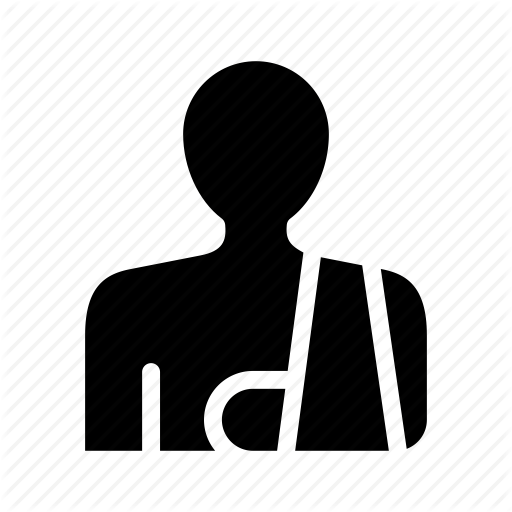 Arm, Bandage, Healthcare, Injury, Patient, Sling, Trauma Icon