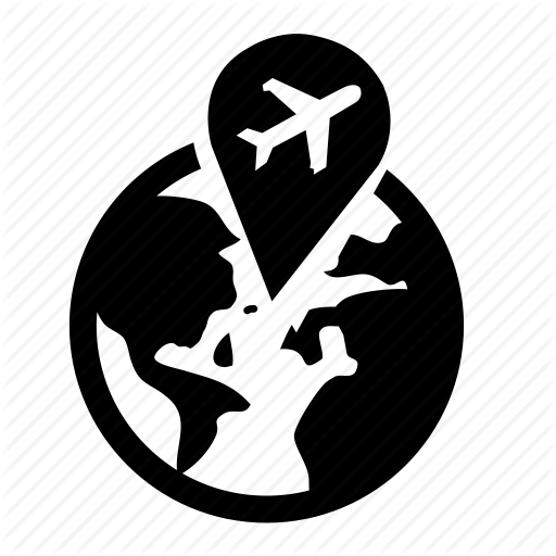 Airport, Circle, Gps, Map, Navigator, World Icon