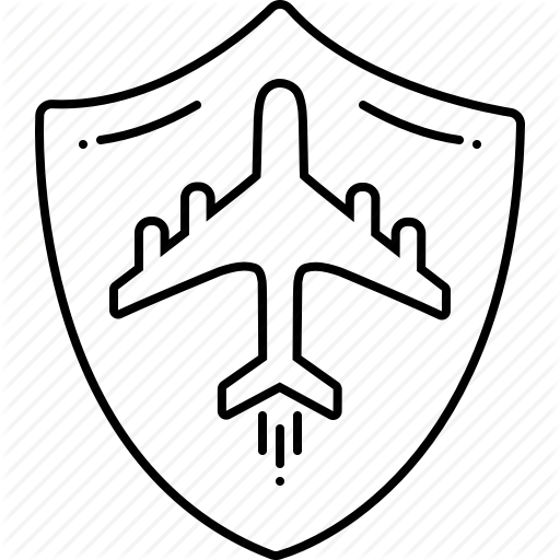 Airplane, Insurance, Protection, Travel, Travel Insurance Icon