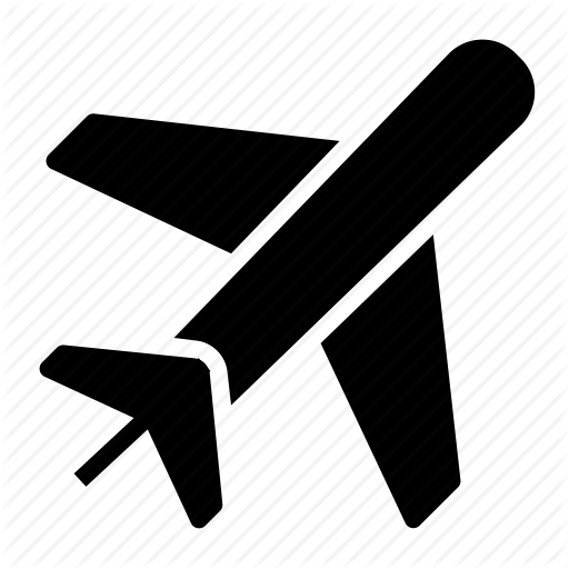 Airplane, Holiday, Transportation, Traveling Icon