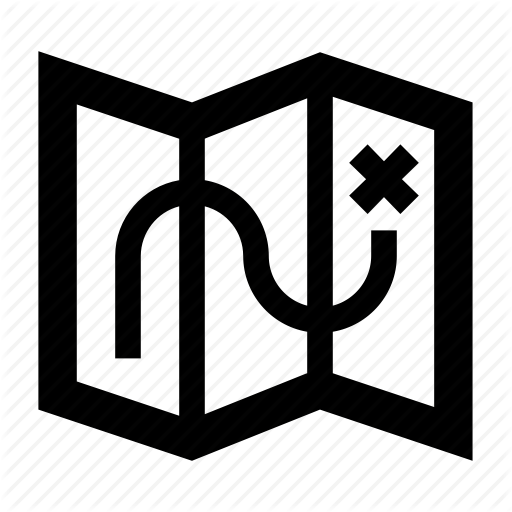 Location, Map, Maps, Navigation, Place, Treasure Map Icon